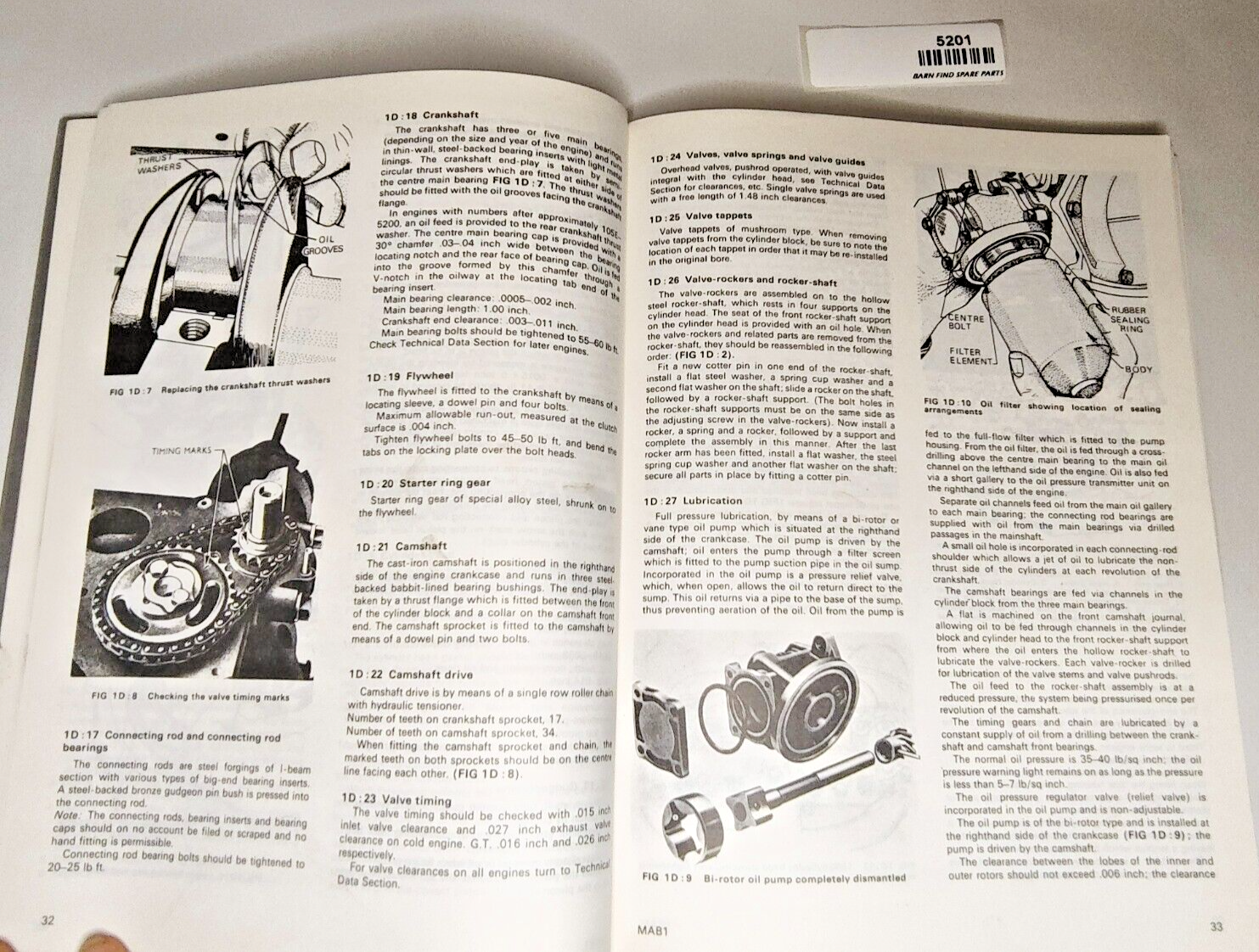 Morgan Four Owners Workshop Manual 1936-1981 (Paperback) Brooklands6