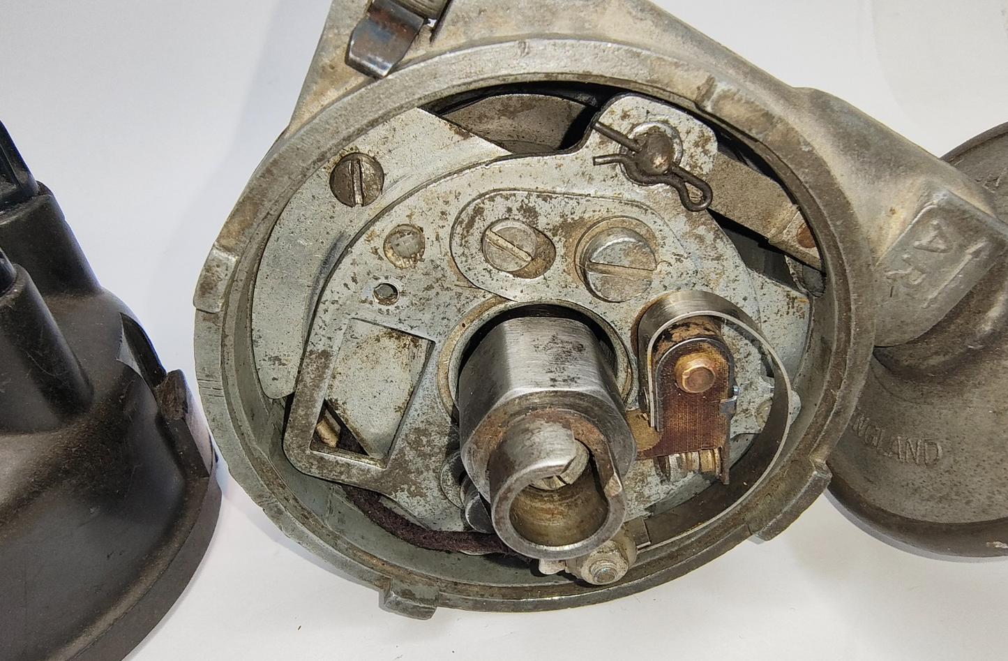 Lucas Original Used Distributor DM6A 40252 E Type CW53 Dated 6 55 (June 1955)12