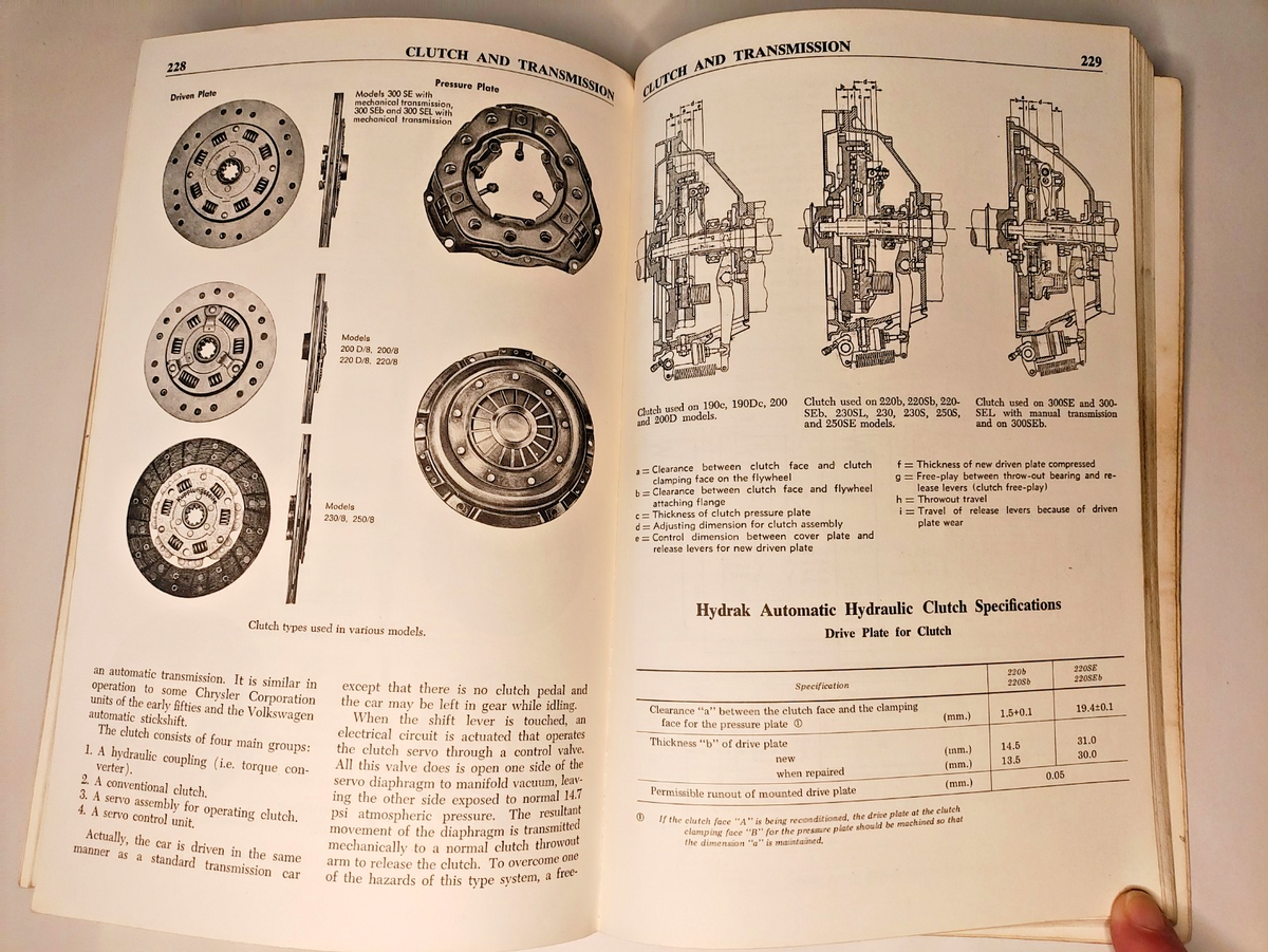 Vintage Chilton's Mercedes-Benz 1 Repair Tune-Up Guide Models to 1970 Manual9
