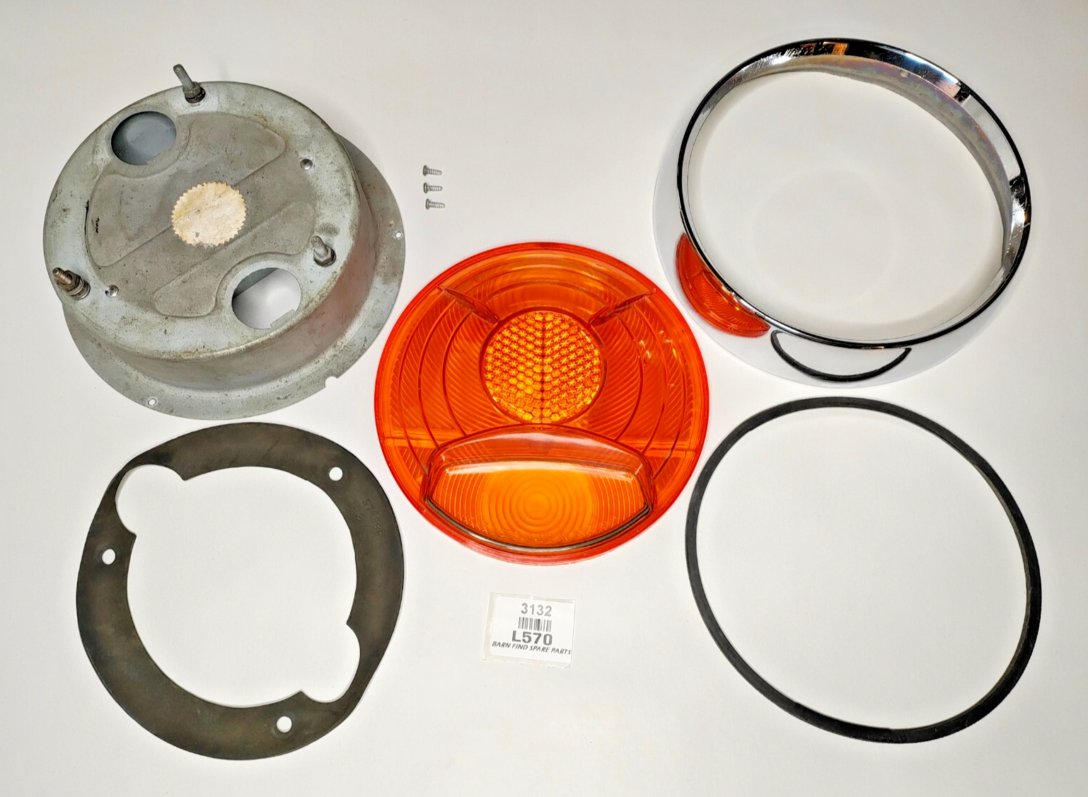 RARE Original Lucas AMBER L570 Tail Light suits Lancia Flaminia Appia Vanguard4