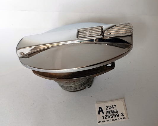 Jaguar Chrome Thin Fuel Filler Cap, 125559 2. Used Condition0
