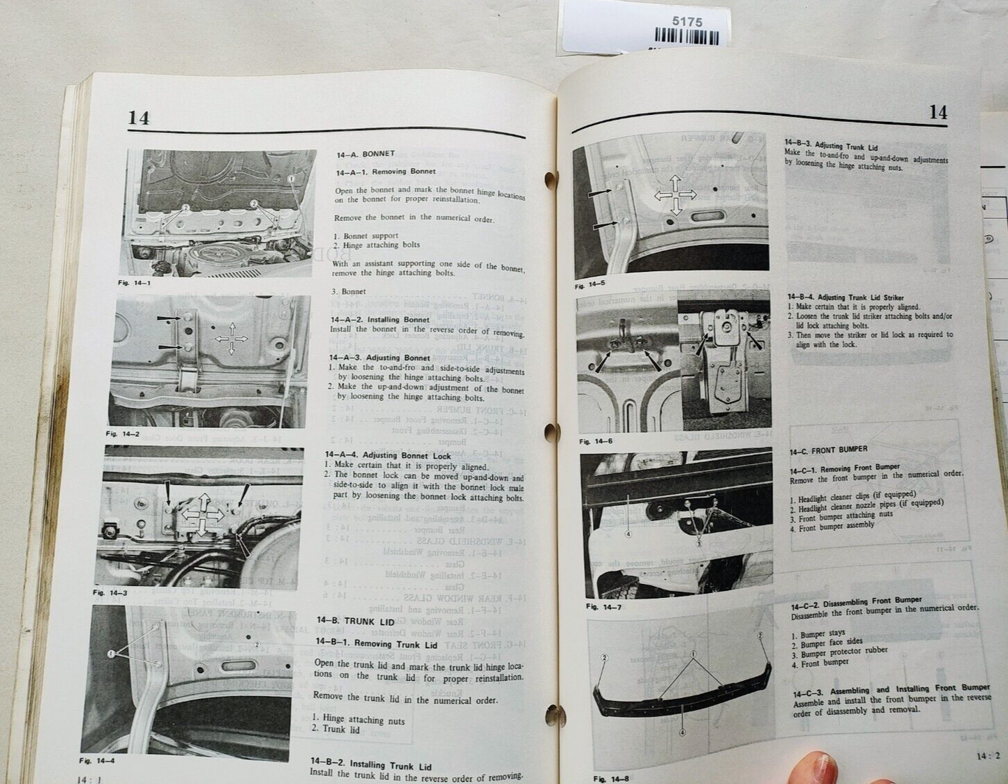 Original MAZDA 626 genuine dealer workshop manual 1978 pre-owned7