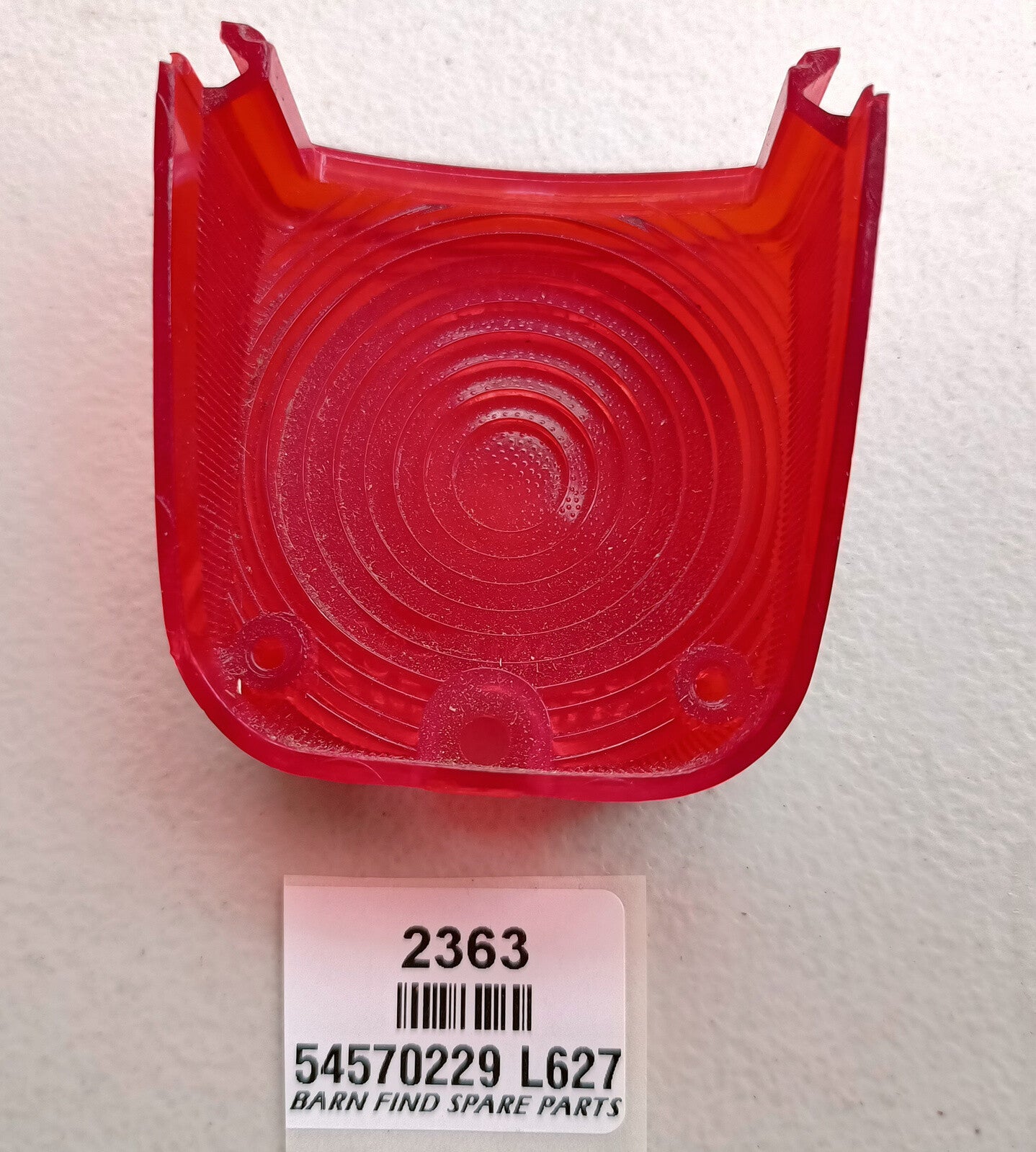 Original Lucas 54570229 L627 red plastic lens Jaguar XK MkII , New Old Stock2