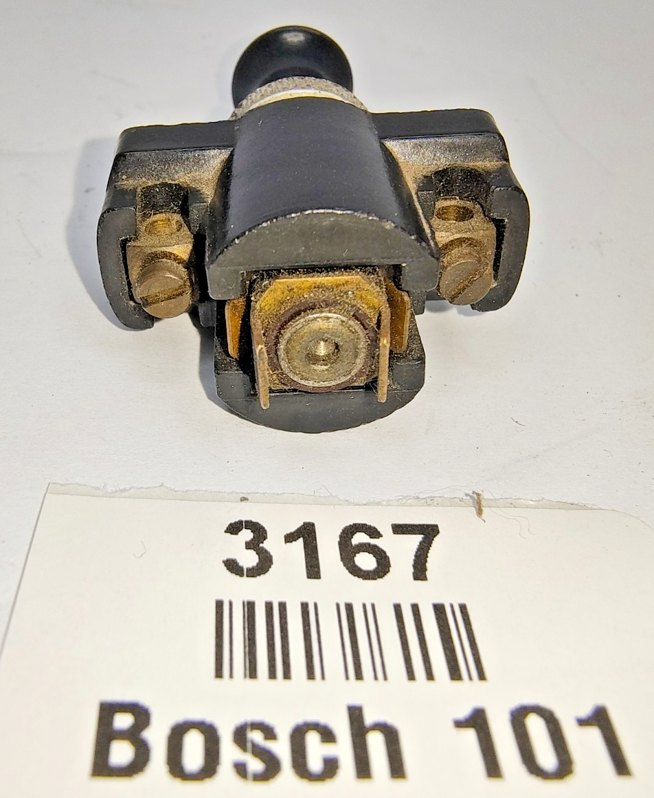 Classic car Bosch 101 black used push pull switch with turned bezel5