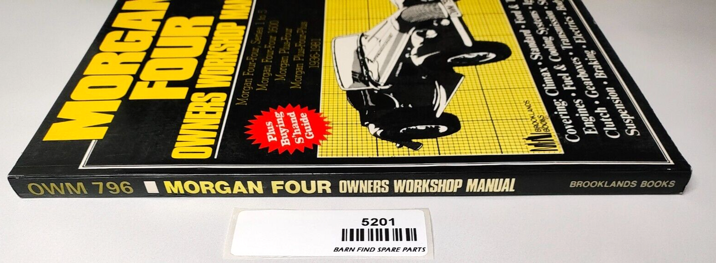 Morgan Four Owners Workshop Manual 1936-1981 (Paperback) Brooklands2