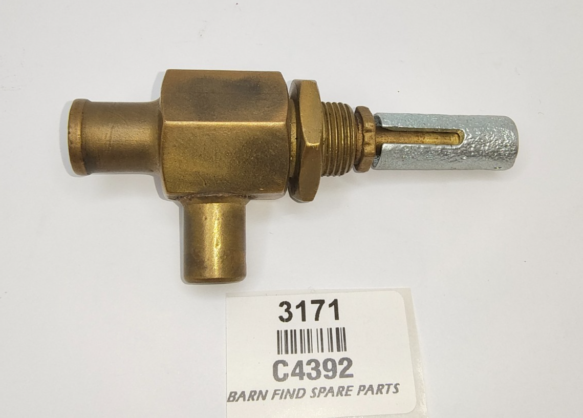 Original Jaguar XK early solid brass Heater Valve good used condition C43920