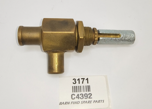 Original Jaguar XK early solid brass Heater Valve good used condition C43920