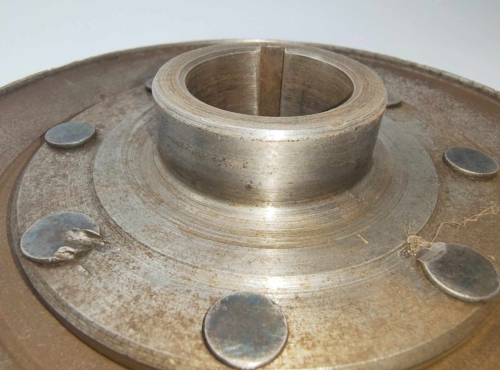 MG CRANKSHAFT PULLEY Genuine 3 part Pressed steel & Riveted type 460450 /12H7723