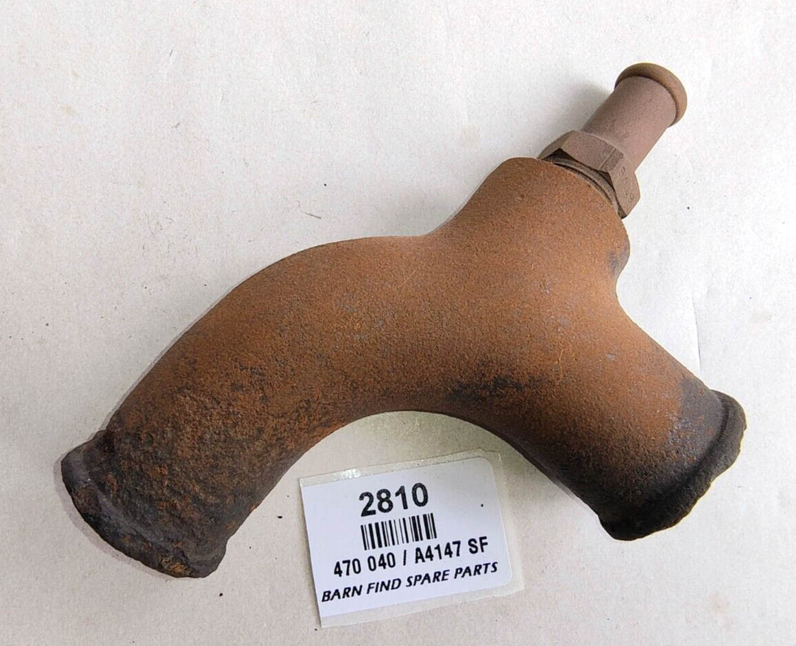 Elbow Bottom Hose connector pipe ( Cast Iron ) 470 040 / A4147 SF Good Used Cond1