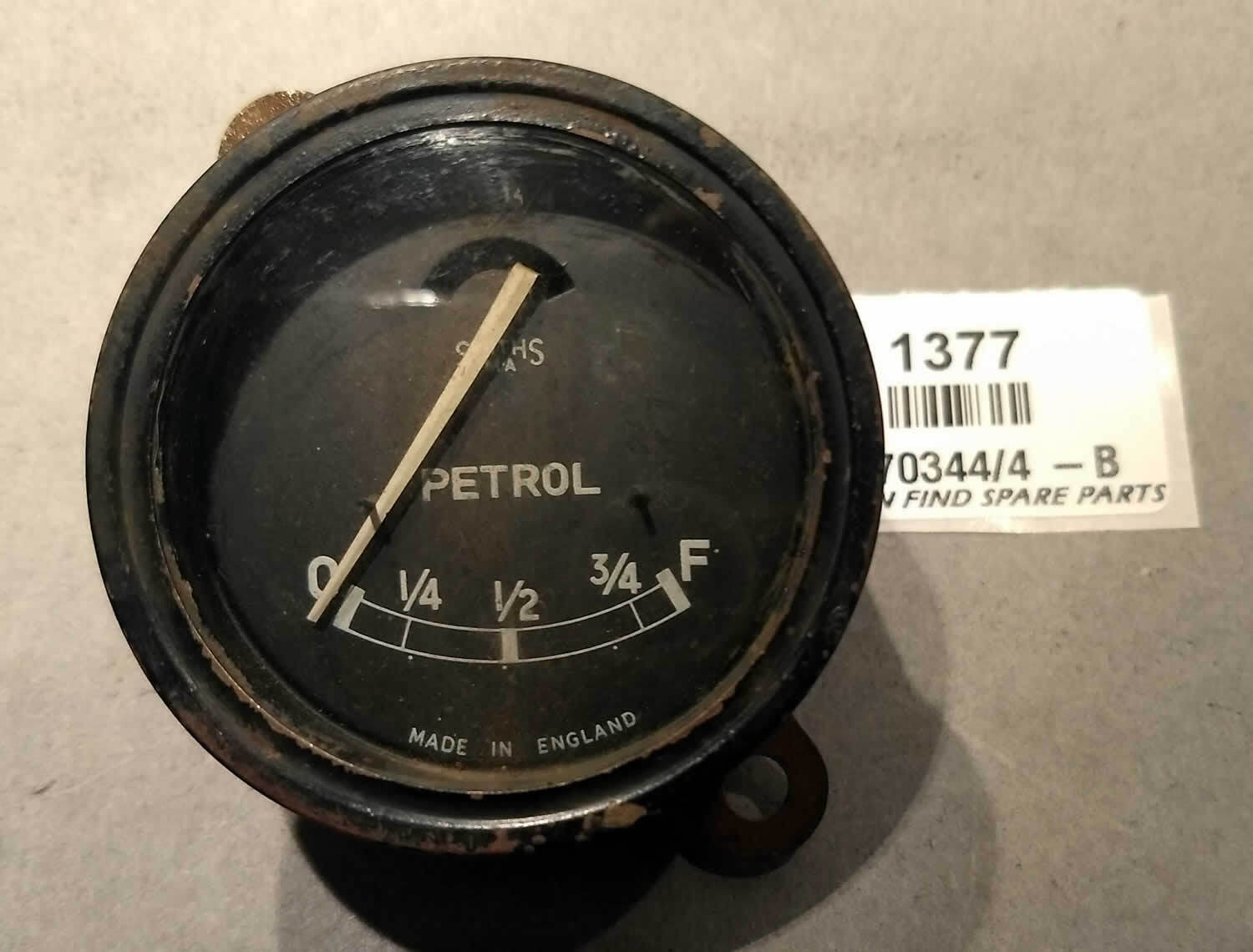 Smiths Petrol Gauge  X.70344/4 to suit Jaguar various models - used.2