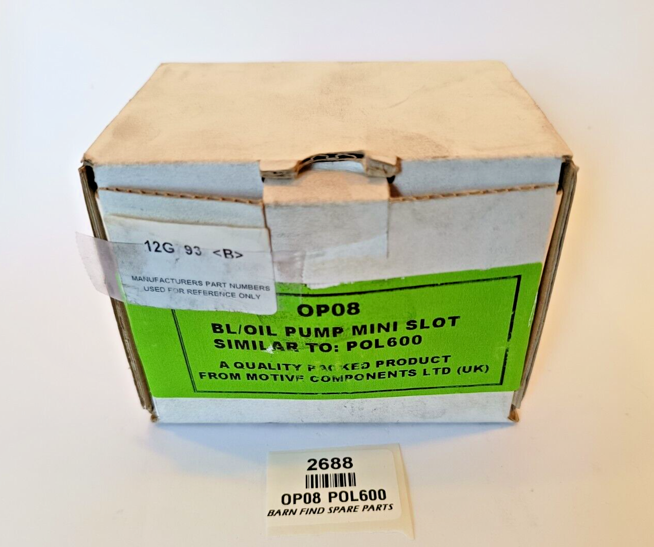 BL / OIL Pump Mini Slot Similar to POL600  12G 93 New Old Stock3