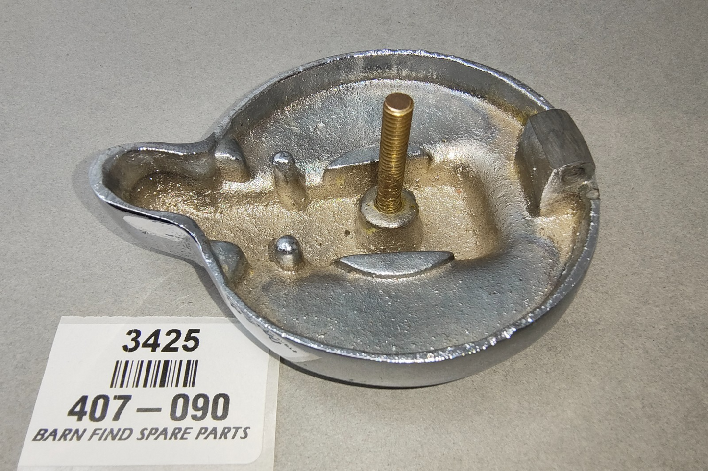 Chrome Fuel Cap, original type, Used Condition 407-090 Suits MG TD & MG TF5