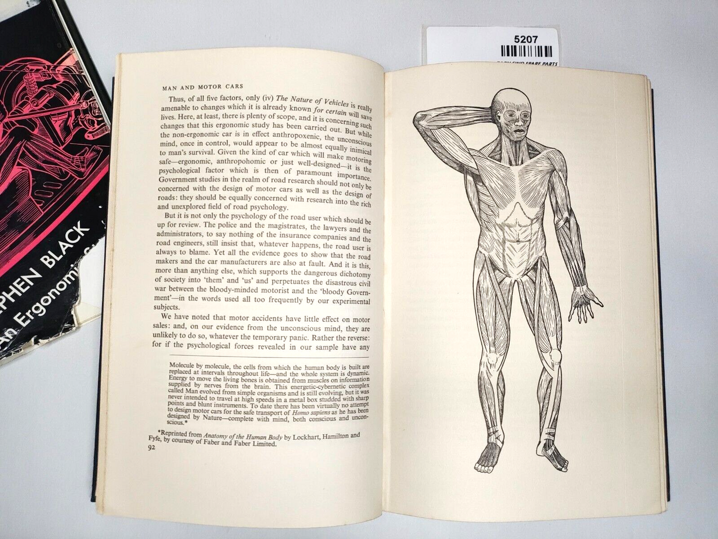 Man and Motor Cars book by Stephen Black hardcover 1966 first edition10
