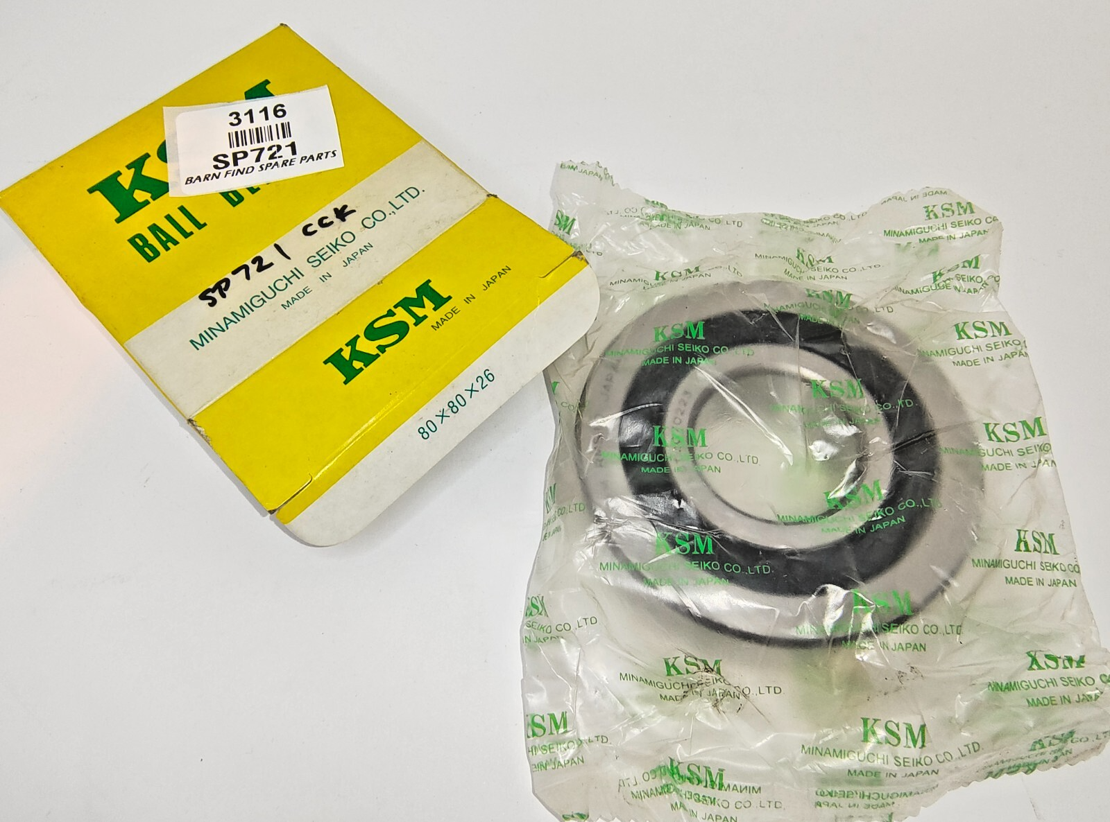 RMS10-2RS KSM Ball Bearing New Old Stock SP7210