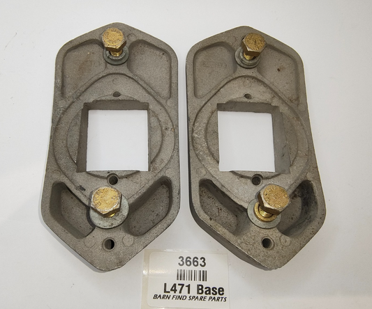 Lucas Type L471 rear lamp curved mounting plates Suit Morris Oxford  & others0
