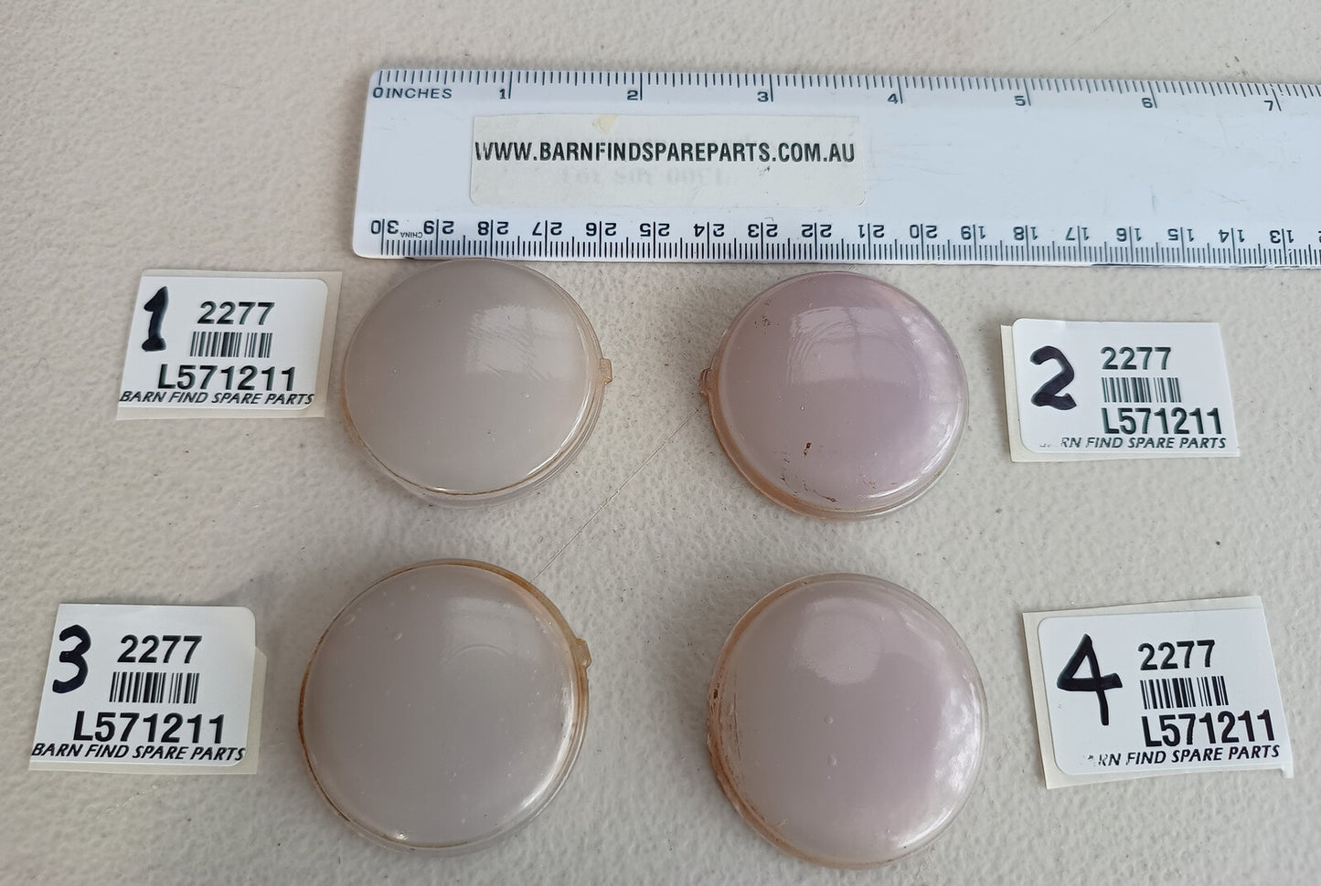 Lucas Original Clear Glass Lens, L571211. Sold individually. Used Condition1