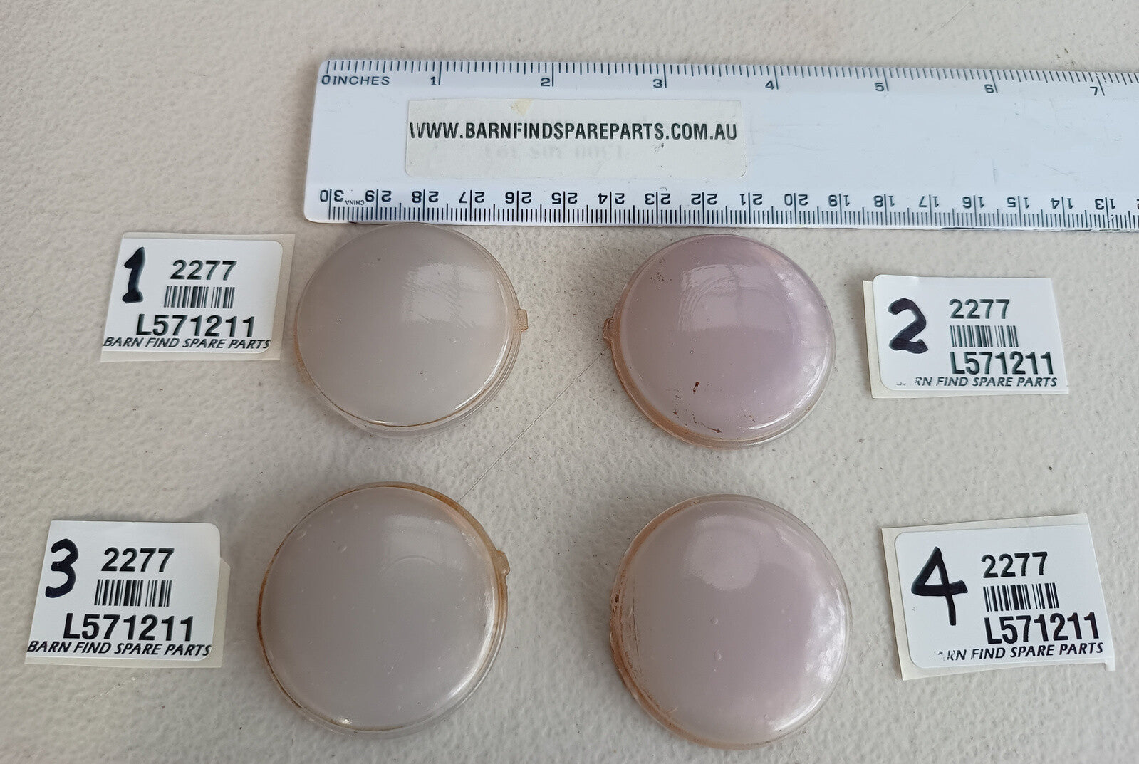 Lucas Original Clear Glass Lens, L571211. Sold individually. Used Condition1