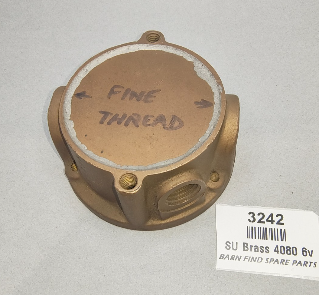 SU Type L  Brass  Body Fuel Pump AUA 4080  style RARE 6V New Old Stock2