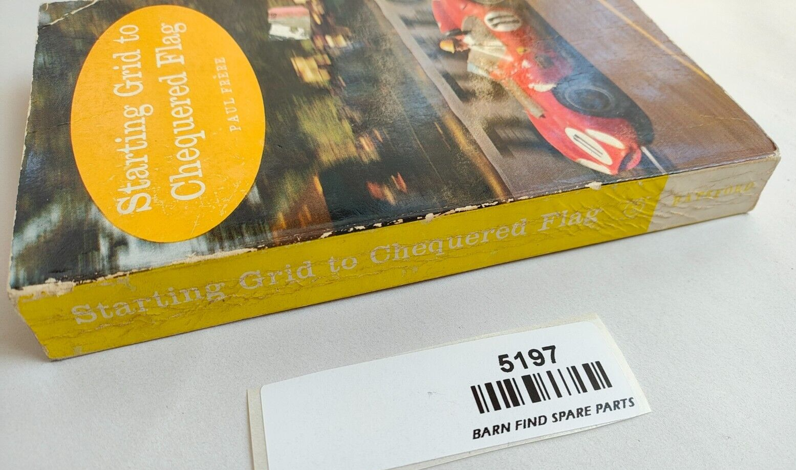 Starting Grid to Chequered Flag By Paul Frere pre-owned soft cover2