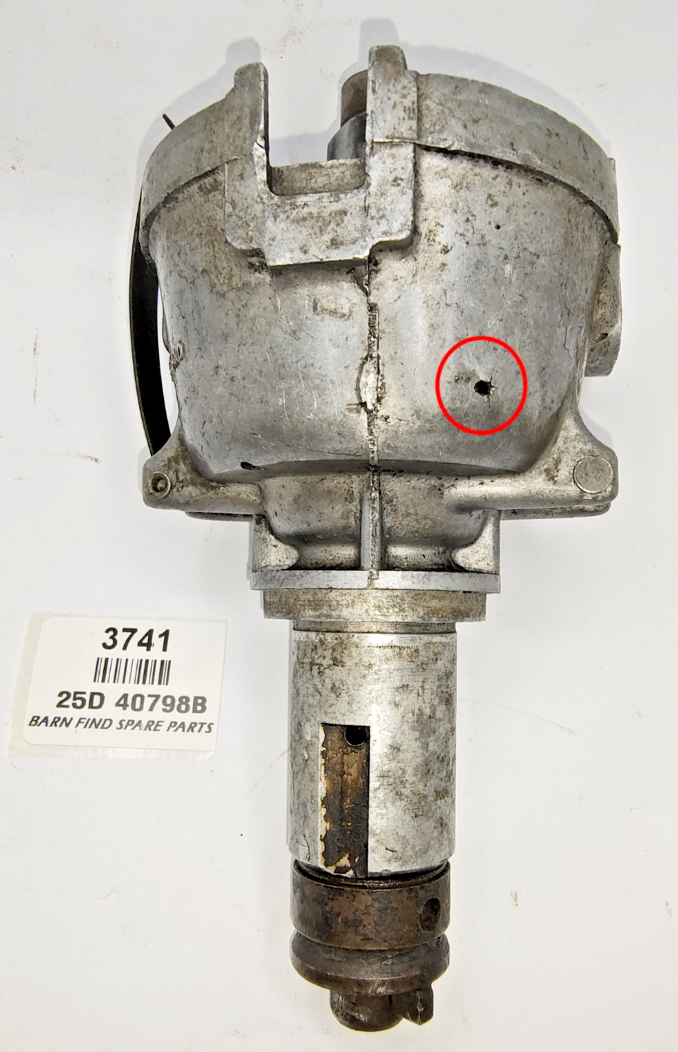 Lucas original Used Distributor 25D Part No. 40798B incomplete, dated  1 635