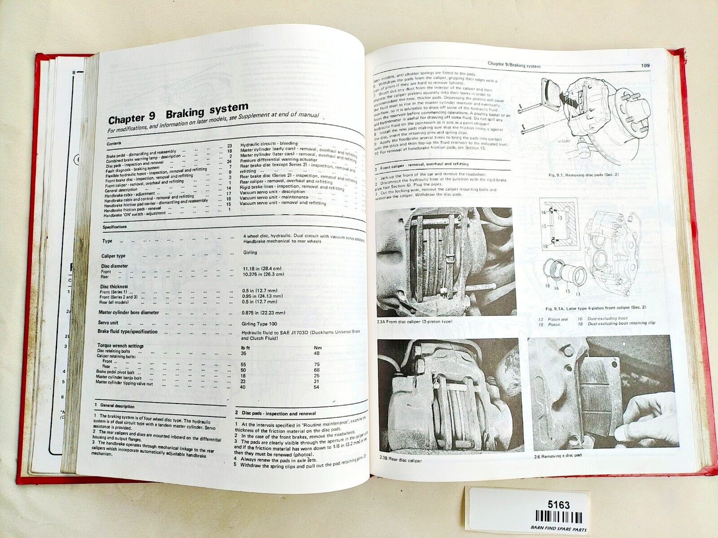 Hardcover Jaguar Daimler Sovereign XJ6 Series 1 2 & 3 1968-1986 Haynes Manual9