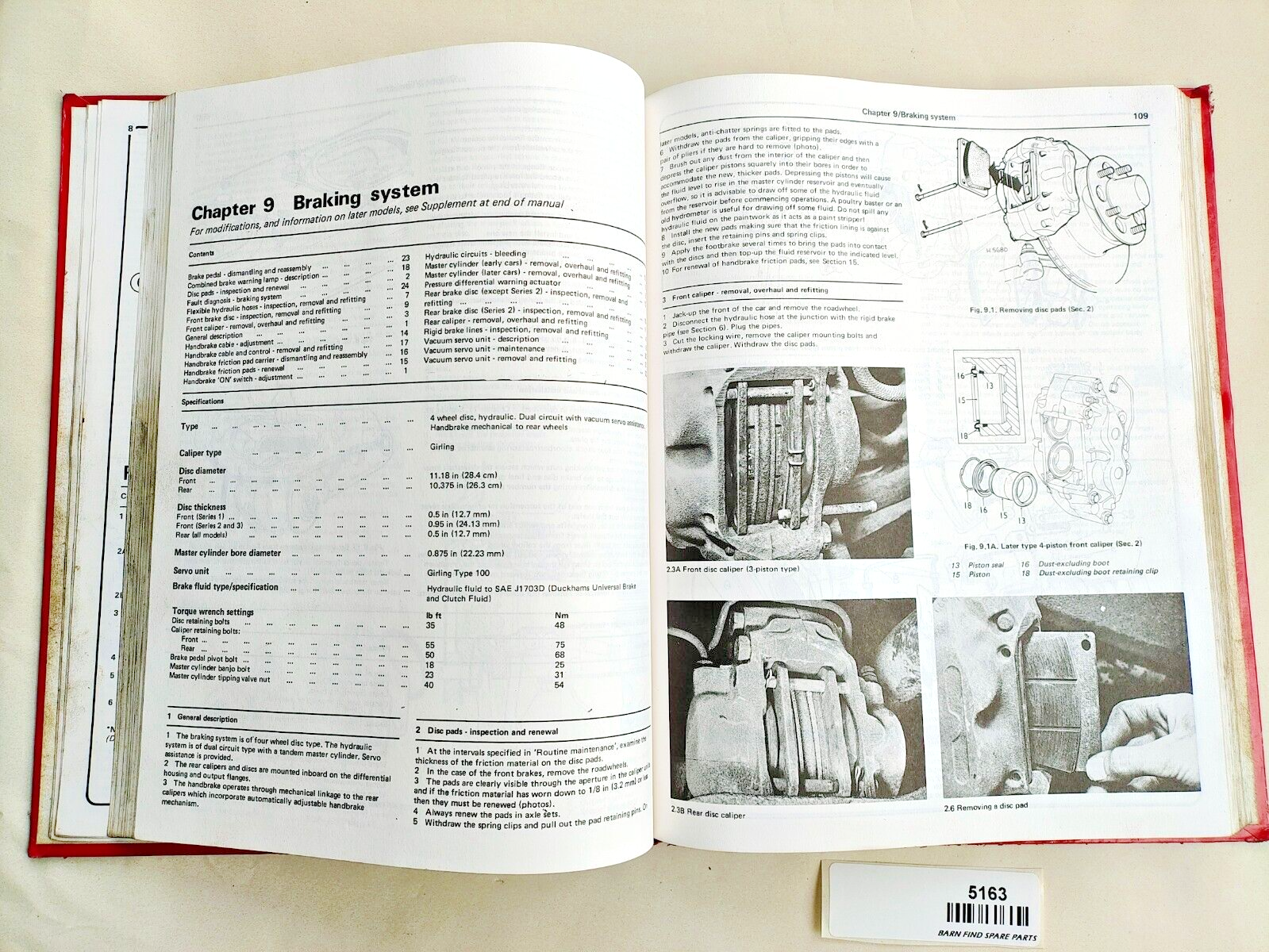 Hardcover Jaguar Daimler Sovereign XJ6 Series 1 2 & 3 1968-1986 Haynes Manual9