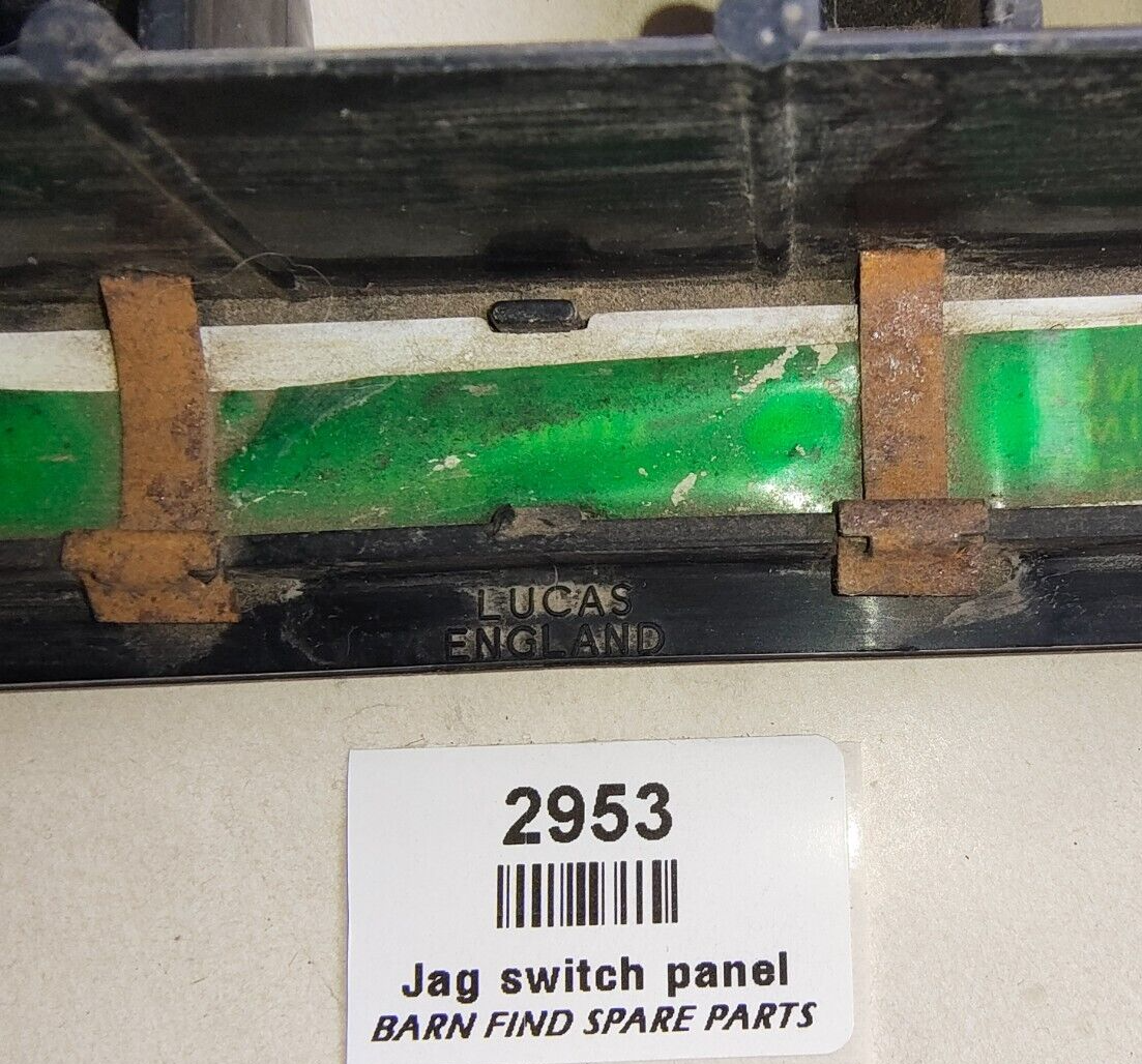 Original Lucas Jaguar XJ6 Dash Switch Panel Middle Console - used 30282U 16728