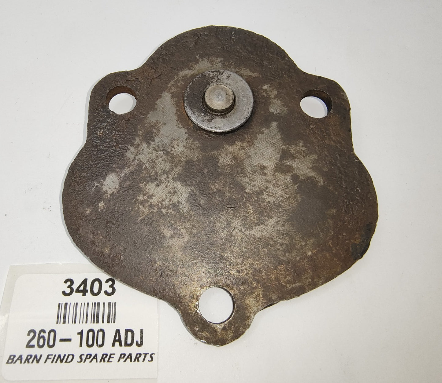 Bishop Gear Steering Box Cover Plate Good Used 260-100 Suits MG TA - TC inc adj.2