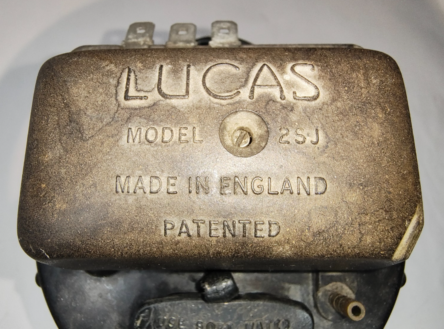 Original Lucas Screen Jet screenjet Used Washer bottle assembly 2SJ 78337E 12V5