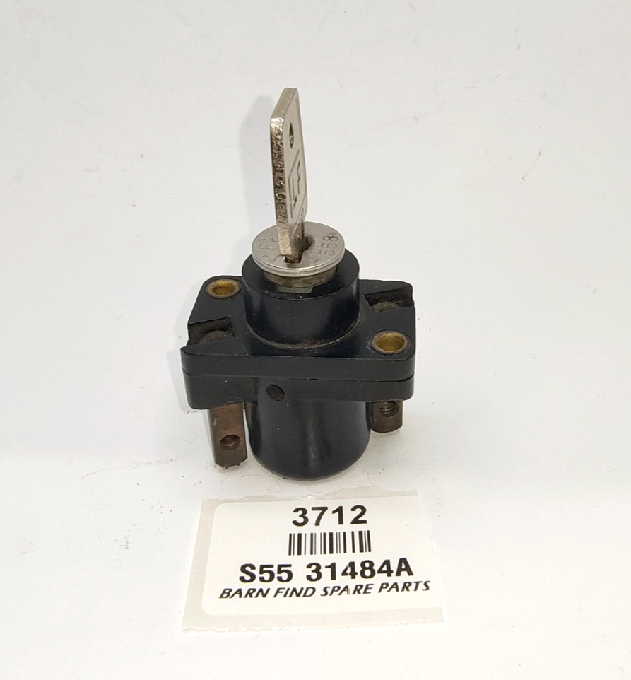 Lucas Original Rare Used working Ignition On/Off switch with key S 55 4148A0