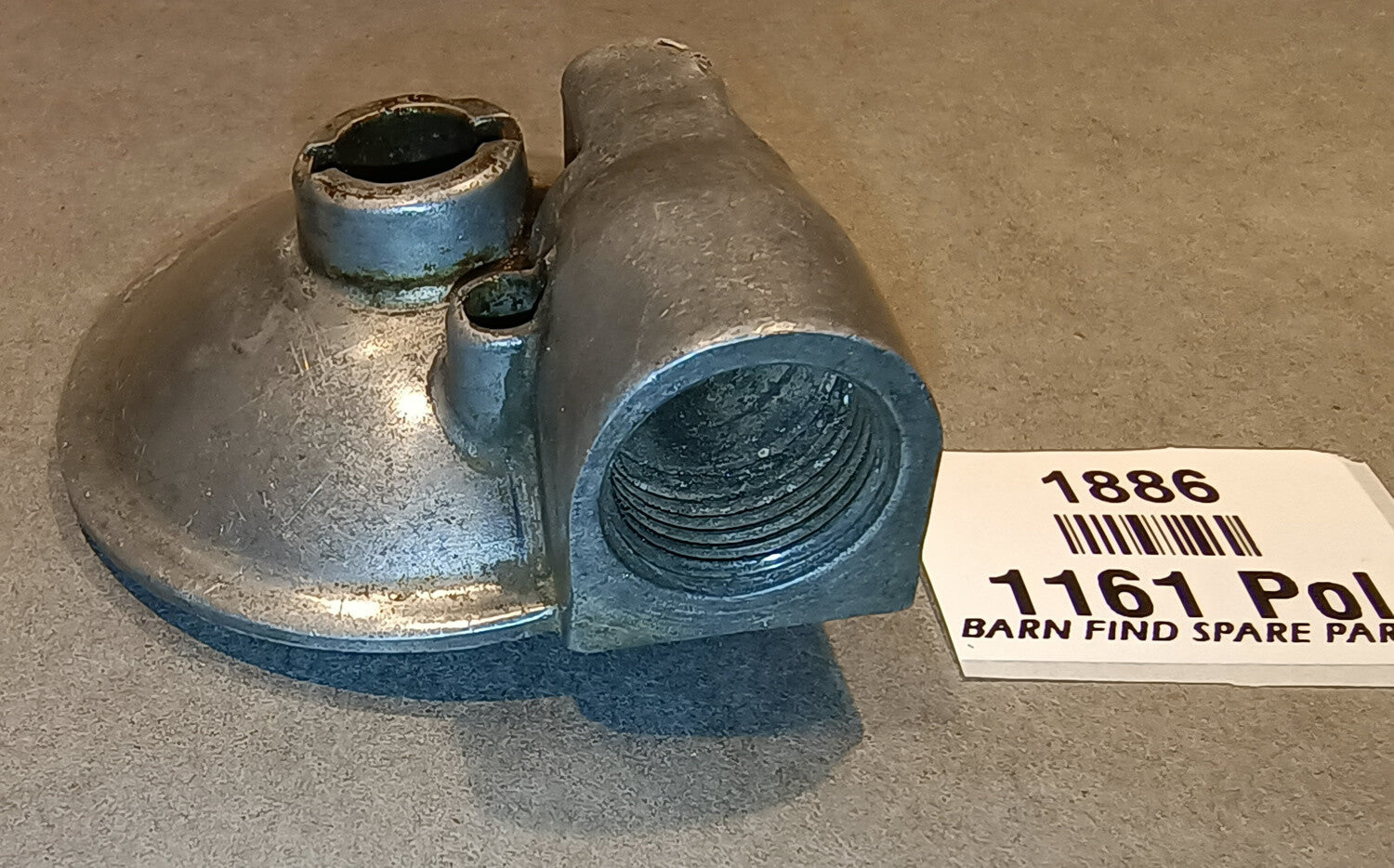 Genuine SU Fuel Bowl Lid 1161 polished Used 2