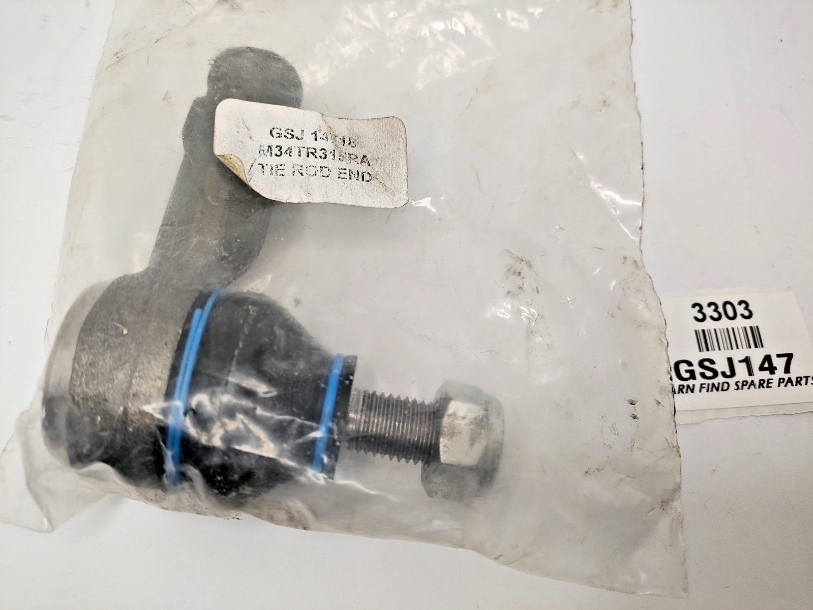 Jaguar Tie Track Rod End 5/8 Diameter thread 80mm length GSJ147 18 New Old Stock0