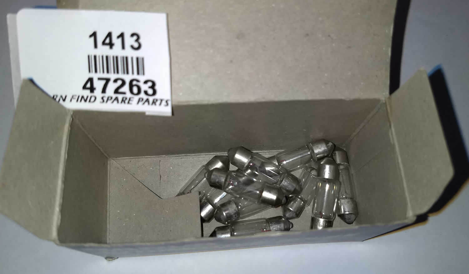 Narva Festoon Bulb 47263 Quantity of 10 bulbs, NOS.0