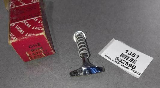Lucas Head lamp chrome rim catch 5325900