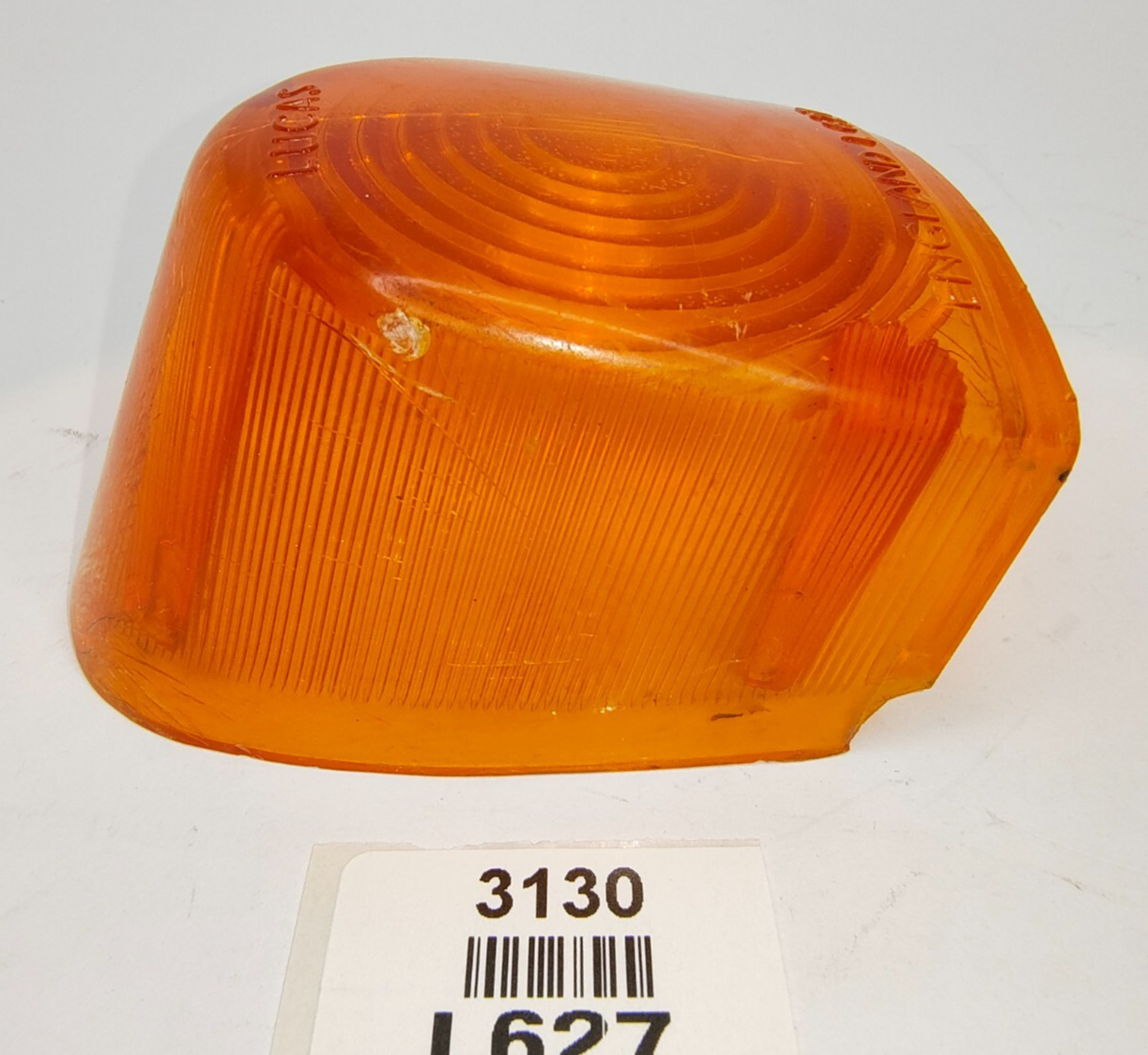 Original plastic Lucas Tail Light L627 amber Lens Used Jaguar MK2 MK9  XK1506