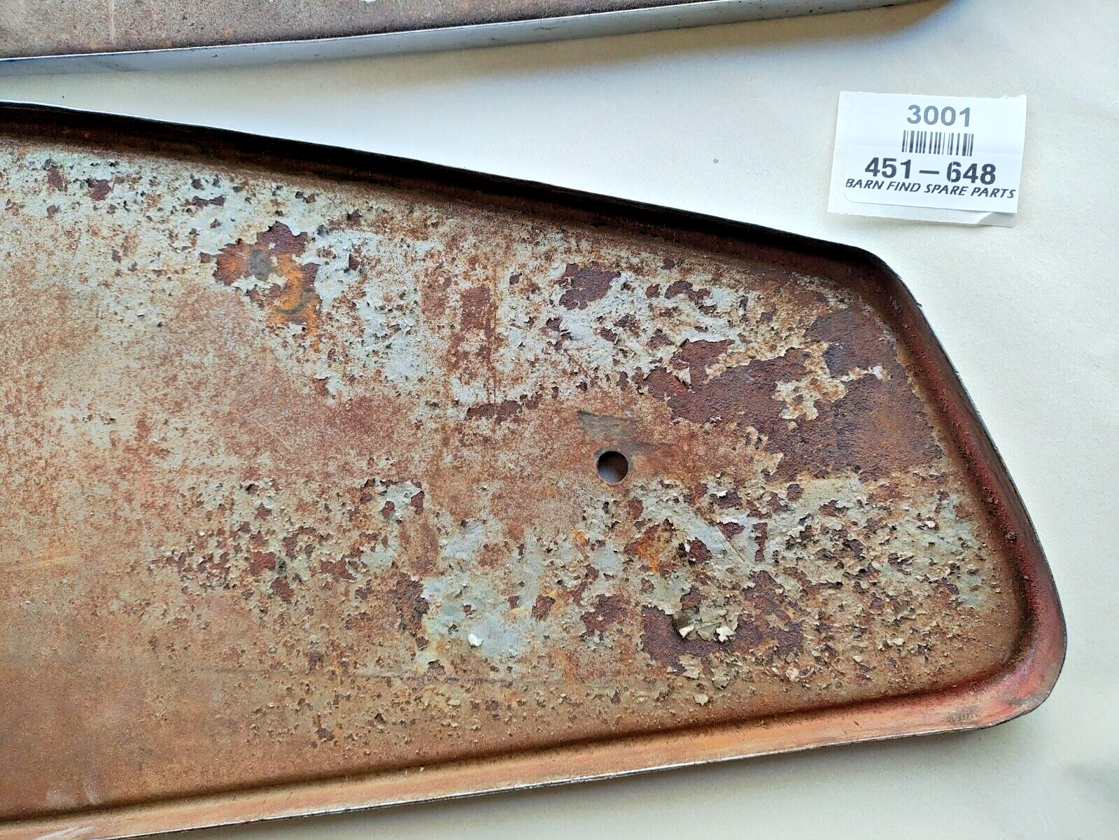 Original MG TD Used fuel tank end covers (pair) 451-64812