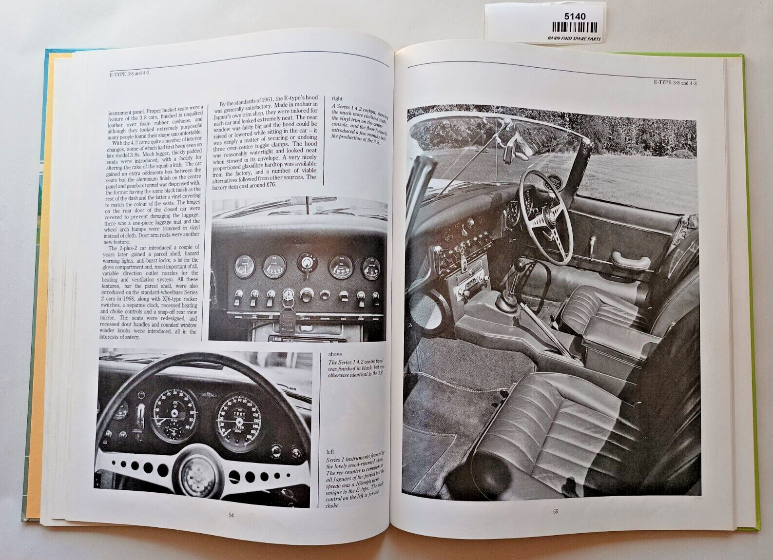 Classic and Sportscar JAGUAR E-TYPE FILE 1.8.4.2.V12 by Martin Buckley hardcover6