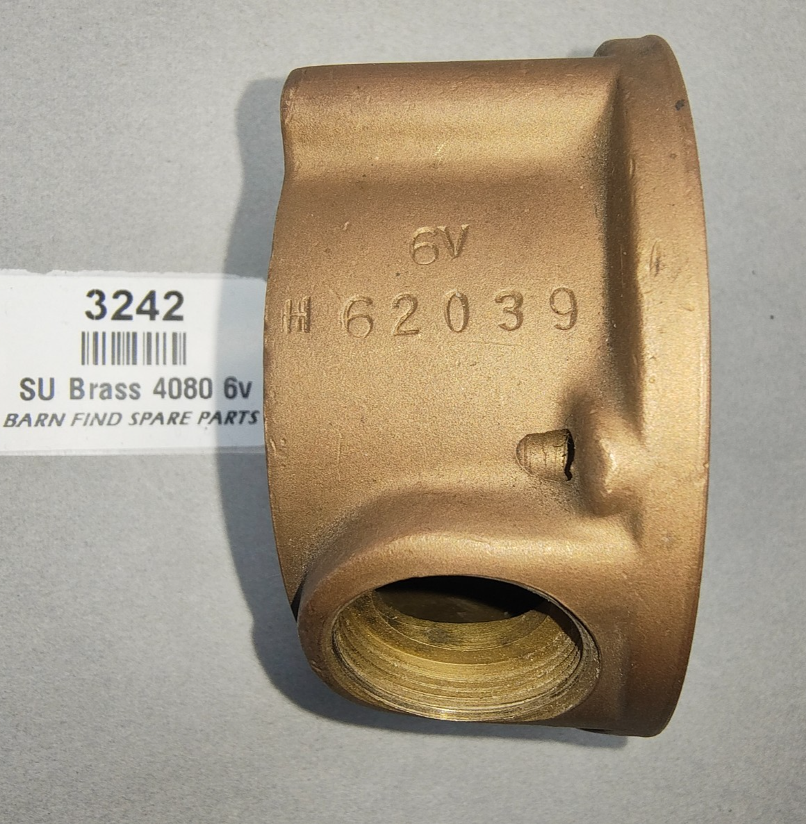 SU Type L  Brass  Body Fuel Pump AUA 4080  style RARE 6V New Old Stock9