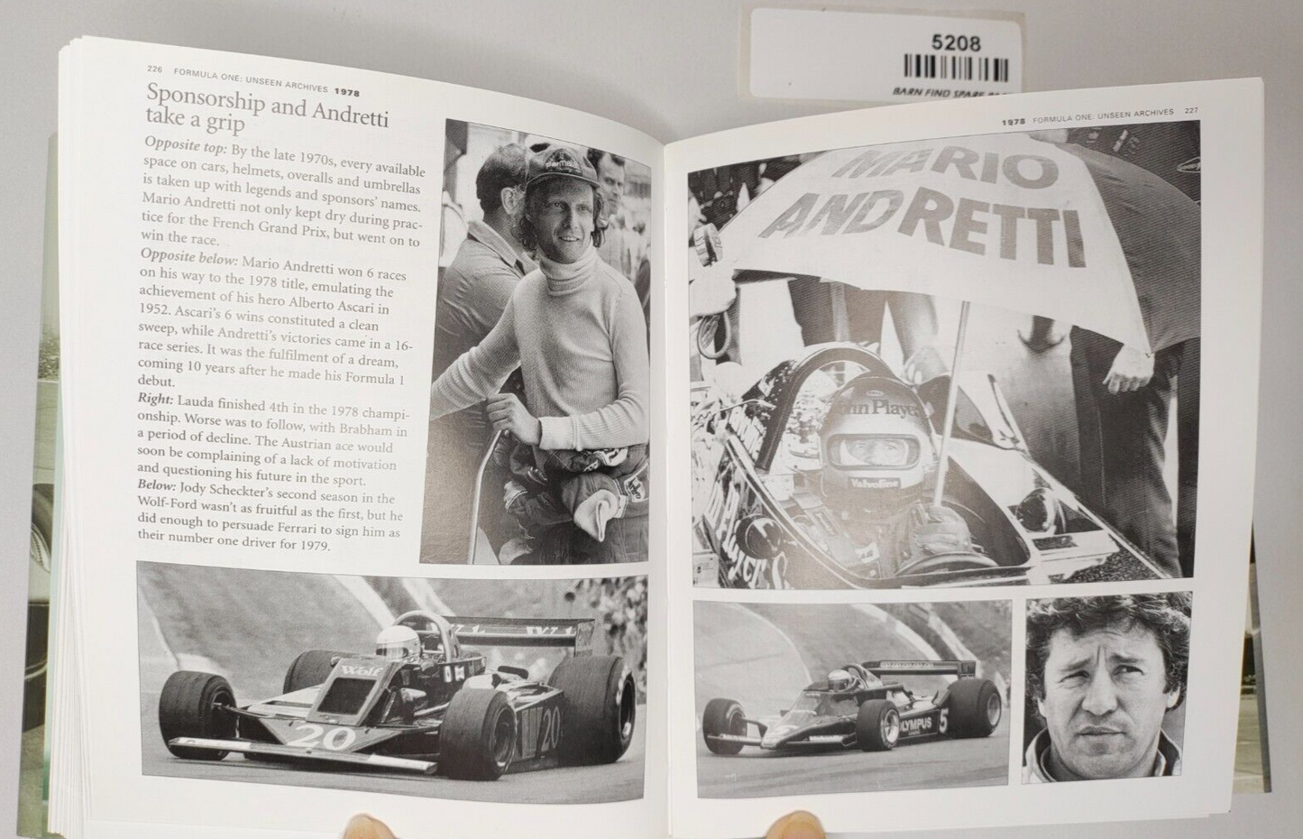 Formula One Unseen Archives hardcover Book by Tim Hill9
