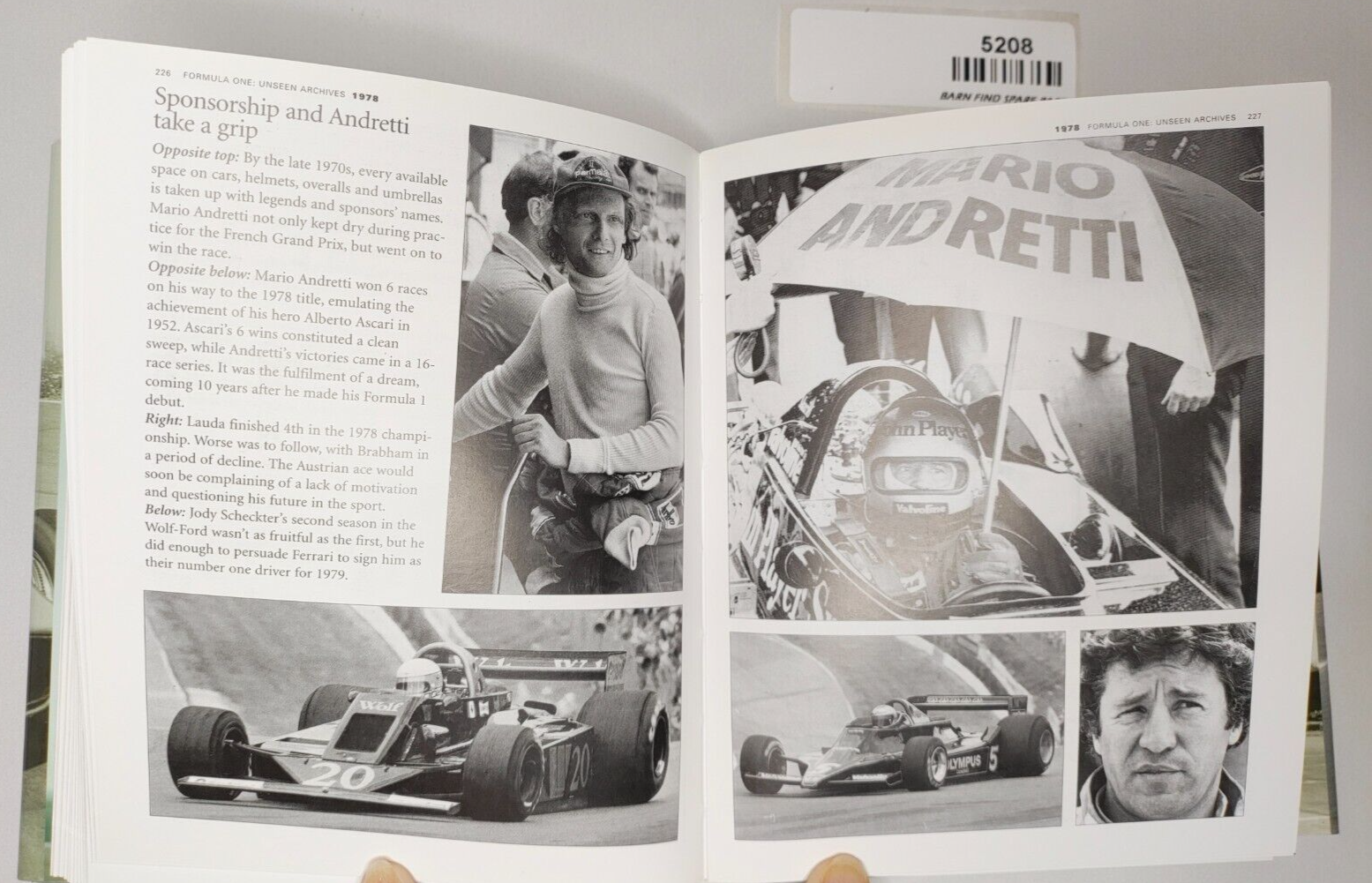 Formula One Unseen Archives hardcover Book by Tim Hill9