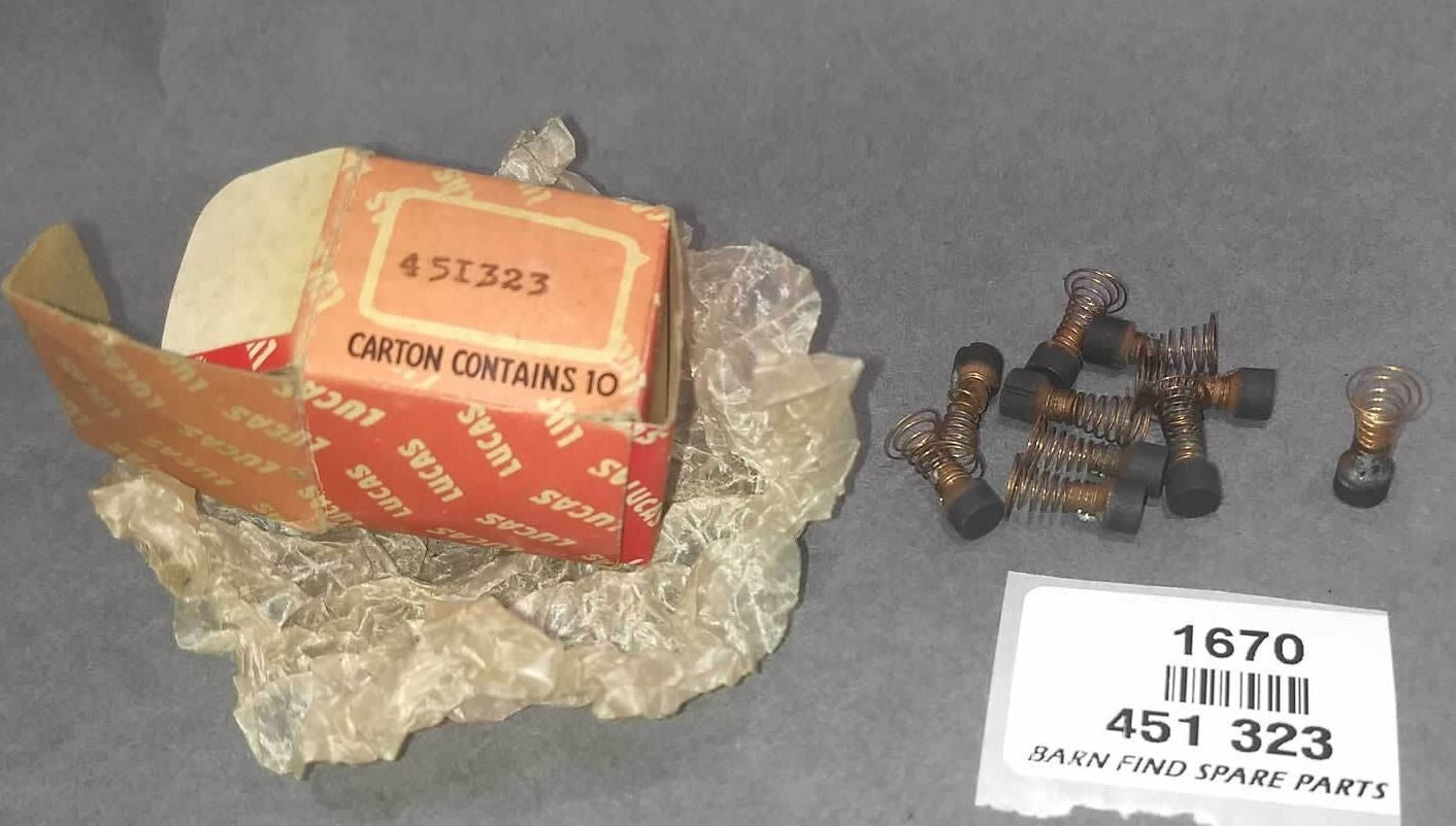 Original NOS Lucas Carbon & Spring 451323 Box of 100