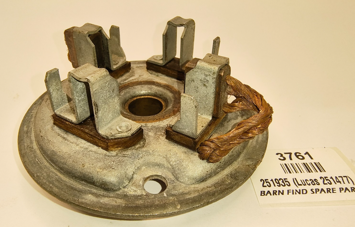 Lucas Original USED Starter Motor commutator end plate bracket 2519350