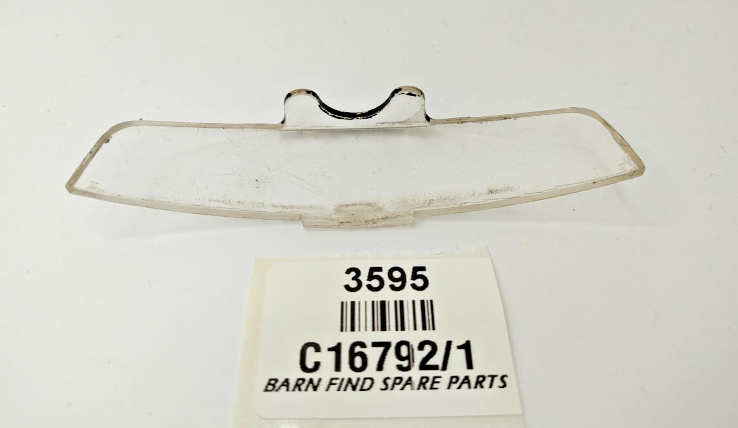 Original used Jaguar early sedan clear plastic cowl lens window C16792 C167913