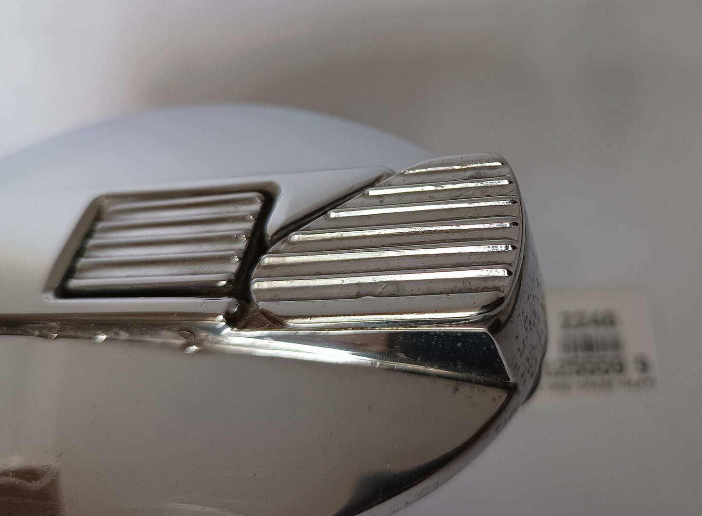 Jaguar Chrome Thin Fuel Filler Cap, 125559 9. Used Condition4