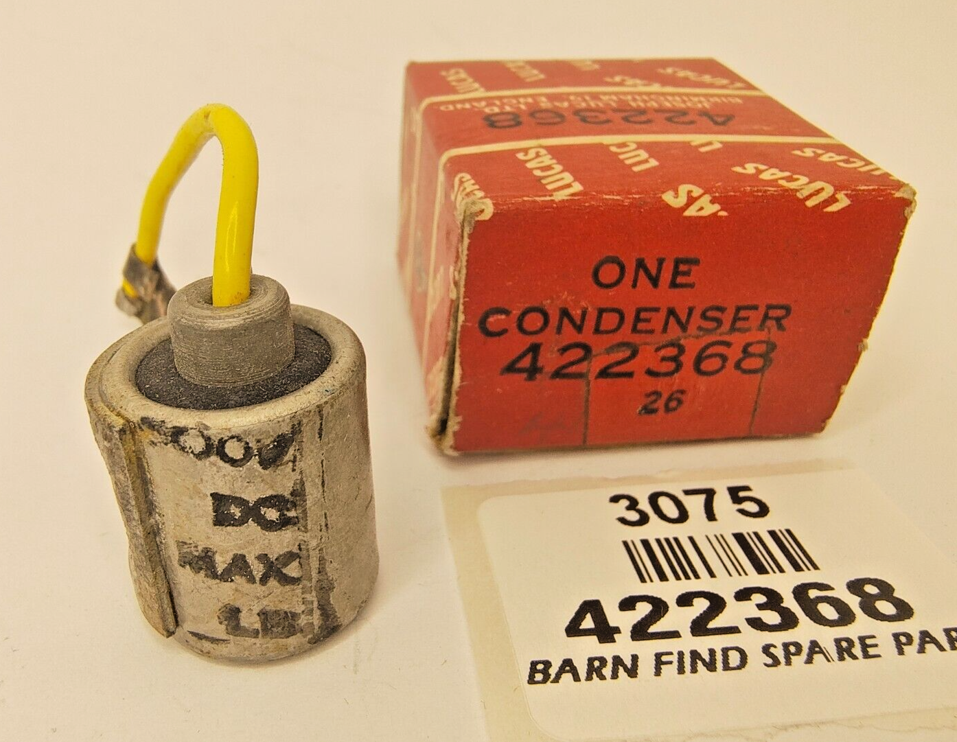 Lucas New Old Stock Condenser in Original Box  422368 alt part number 544130060