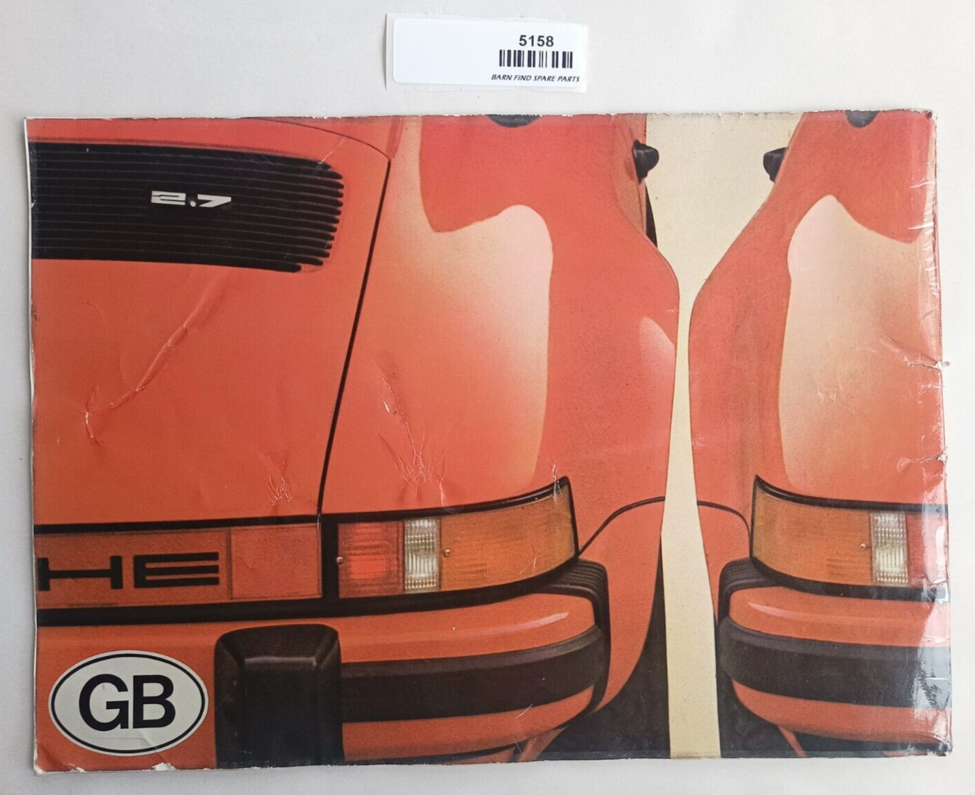 Original Vintage Porsche Carrera 2.7 911 marketing sales advertising brochure16