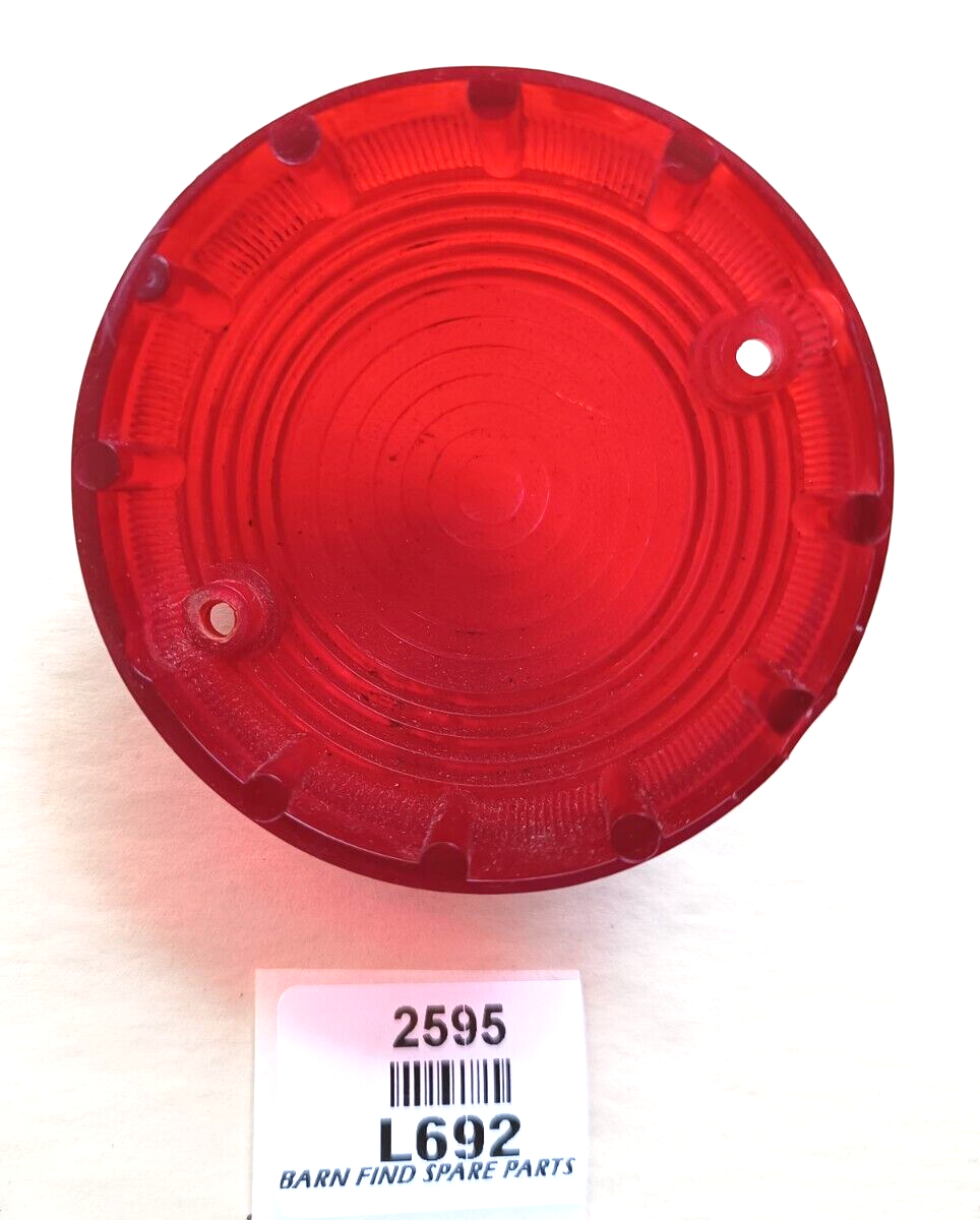 Original VINTAGE Stock Lucas L692 Red plastic lamp lens used4